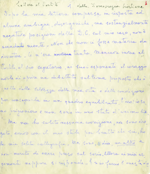 Lettera di Aldo Moro a Francesco Cossiga del 29 marzo 1978